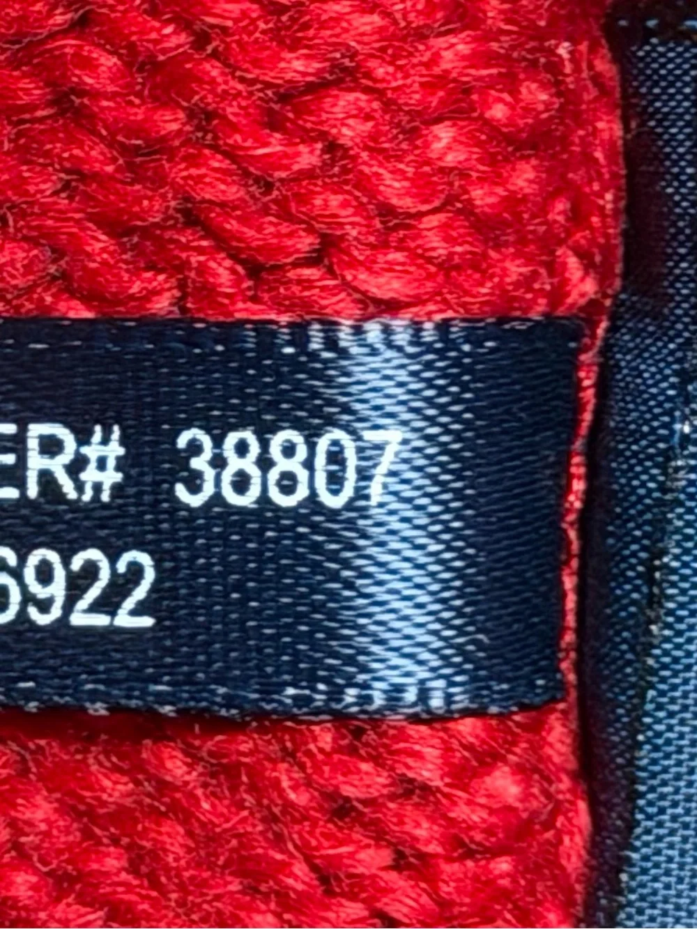 Ralph Lauren Red Half-Zip Knit Sweater with Polo Logo